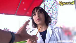 CARNE DEL MERCADO - #Matilde Ramos - Hot Colombiana Blåser Og Fucks Hardcore Med En Fyr Som Hun Bare Møtt