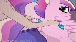 Cadance تھا ایک مشکل رات کی مکمل جنسی My Little Pony